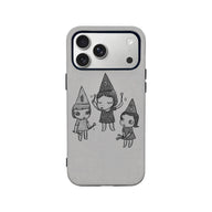 Whimsical Cartoon Girl Phone Case