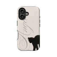 Elegant Black Cat Phone Case