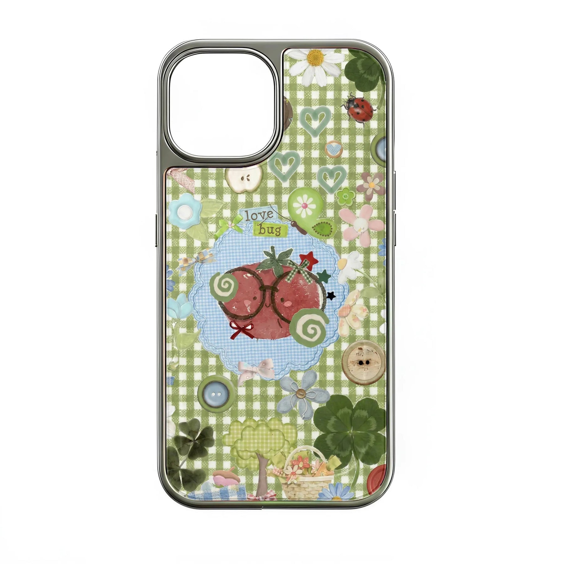 Funda para teléfono con diseño de Love Bug: diseño caprichoso y colores pastel