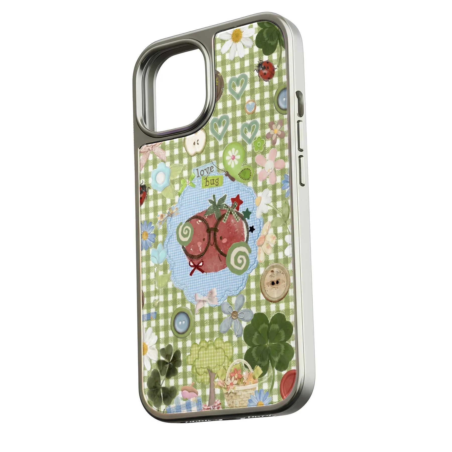 Funda para teléfono con diseño de Love Bug: diseño caprichoso y colores pastel