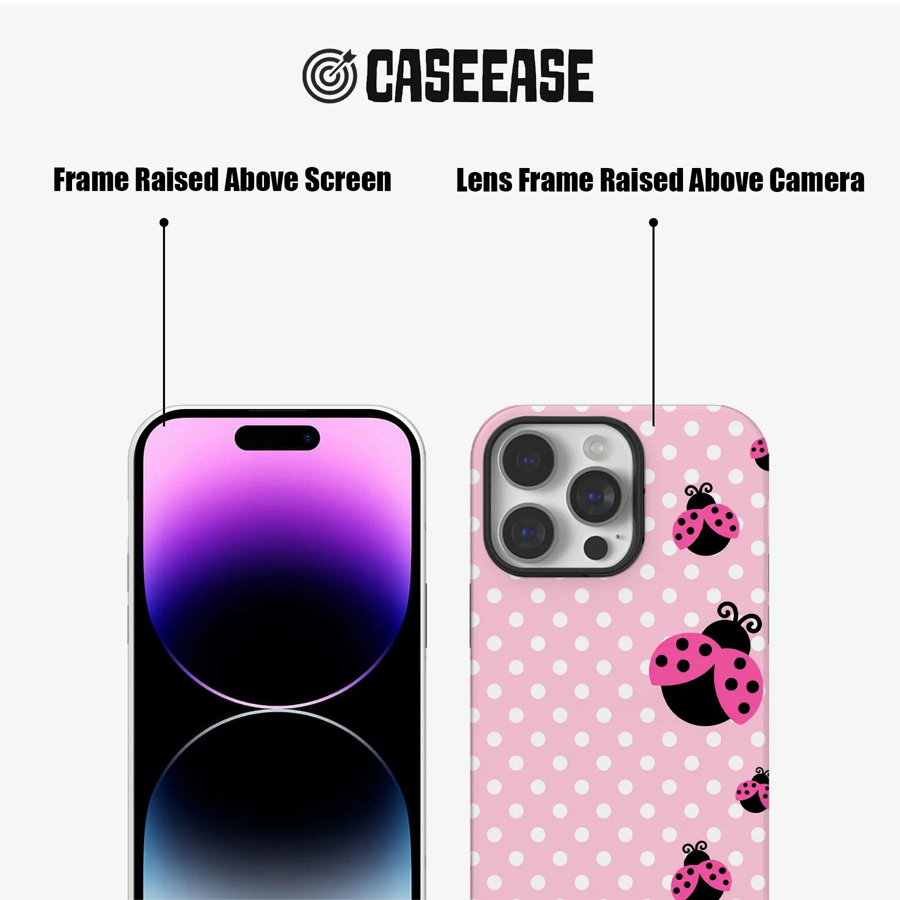 Cute Ladybug Polka Dot Phone Case