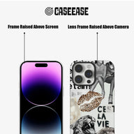 Funda para teléfono con gráfico C'est La Vie