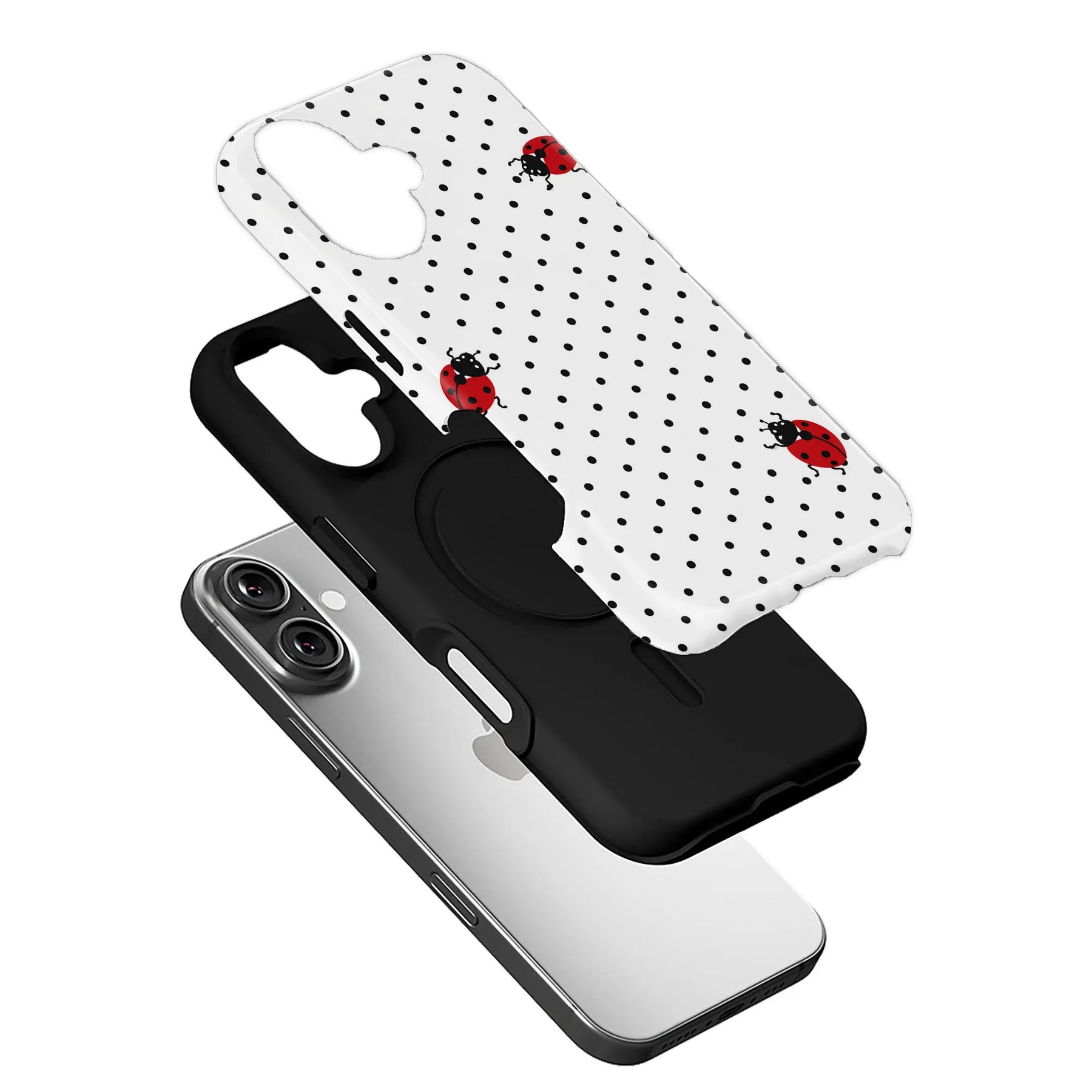 Cute Ladybug Polka Dot Phone Case