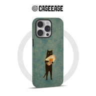 Whimsical Black Cat Phone Case