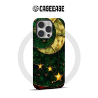 Starlit Moon Phone Case - Celestial Design for Protection (Flat Printed Design, Not 3D)