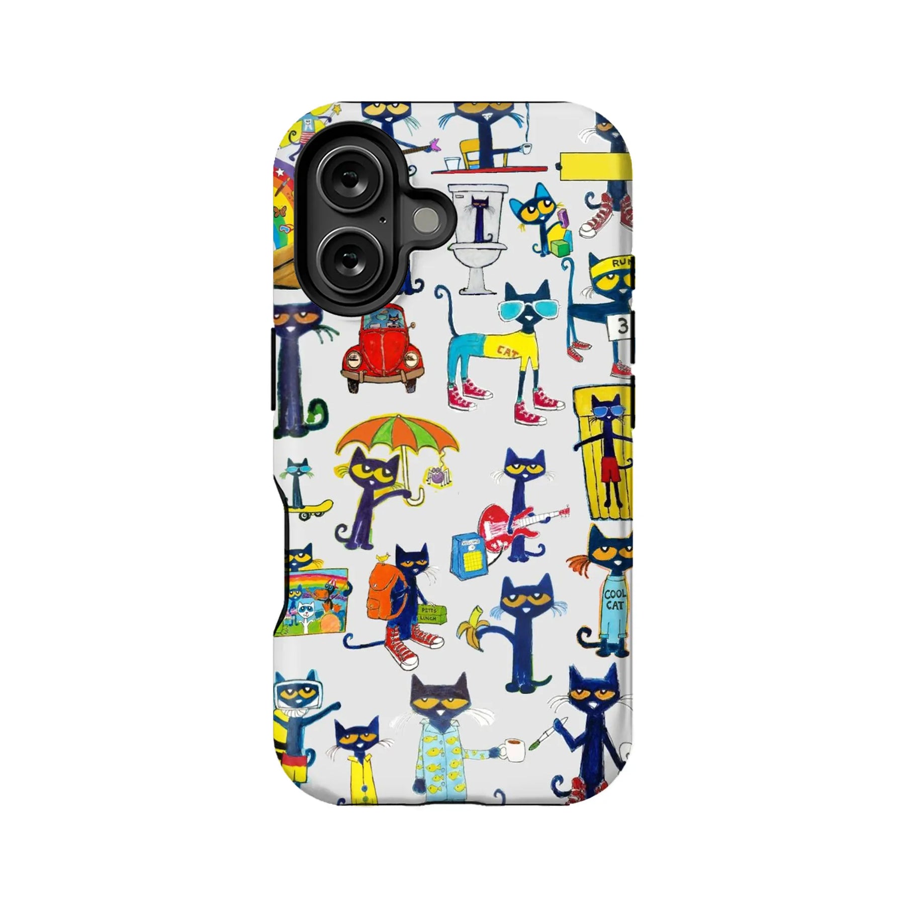 Cool Cat Pattern Phone Case