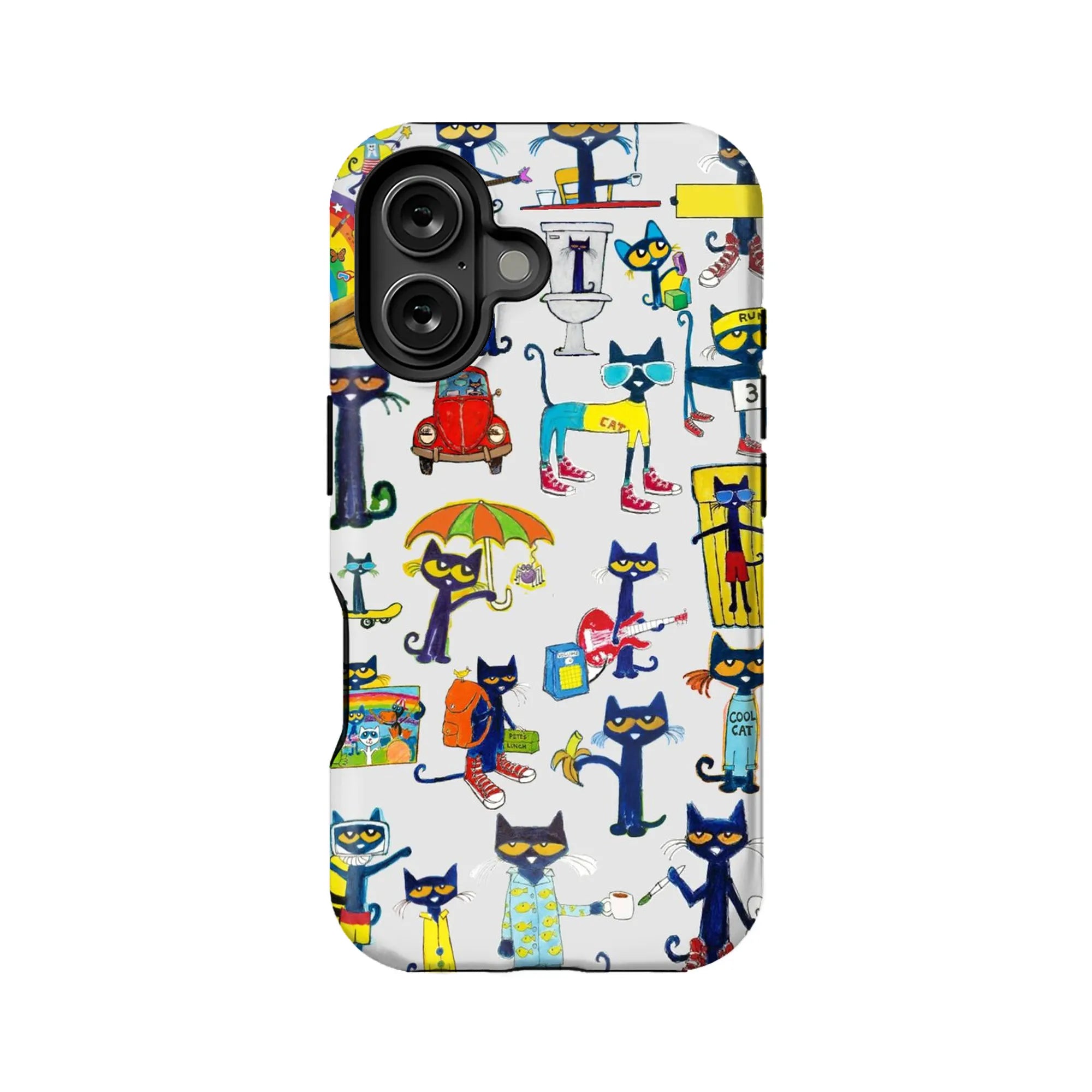 Cool Cat Pattern Phone Case