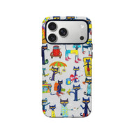 Cool Cat Pattern Phone Case