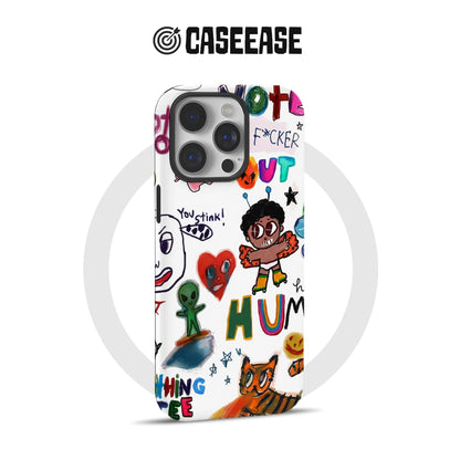 Doodle Streetwear IPhone Phone Case - Premium Protective Phone Case - View 4