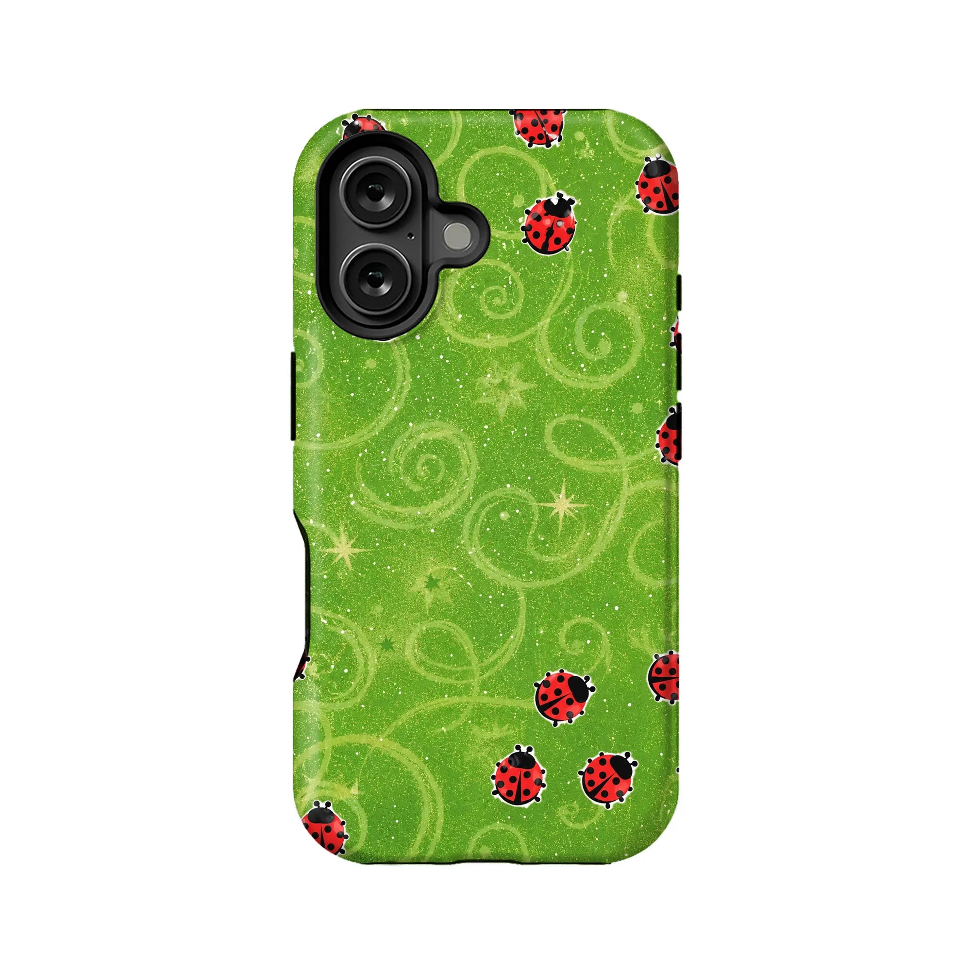 Ladybug Design Green Phone Case