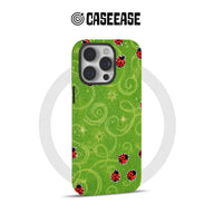 Ladybug Design Green Phone Case