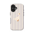 Charming Duck Striped Phone Case