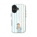Cute Cartoon Boy Phone Case with Teddy Bear