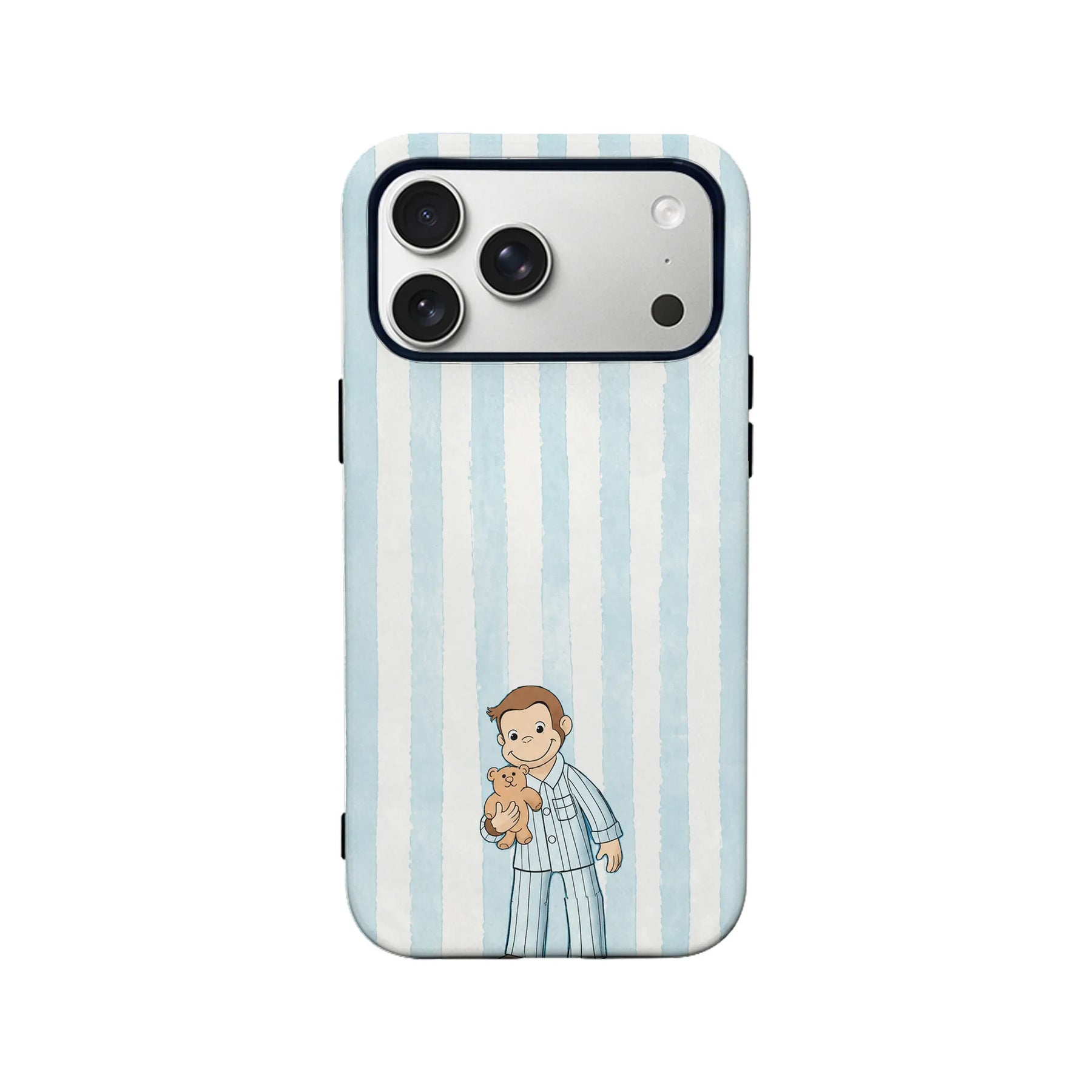 Cute Cartoon Boy Phone Case with Teddy Bear