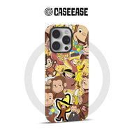 Funda para teléfono con dibujos animados de Curious George