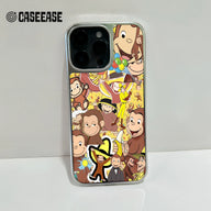 Funda para teléfono con dibujos animados de Jorge el curioso