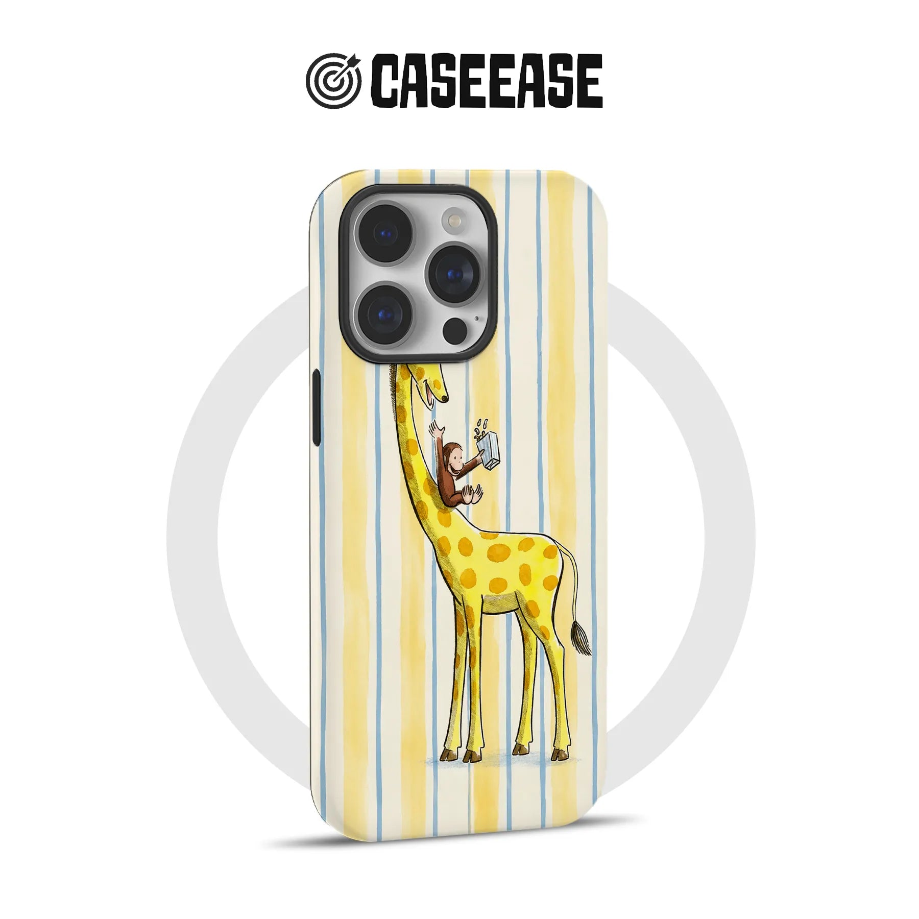 Cute Giraffe and Monkey Phone Case