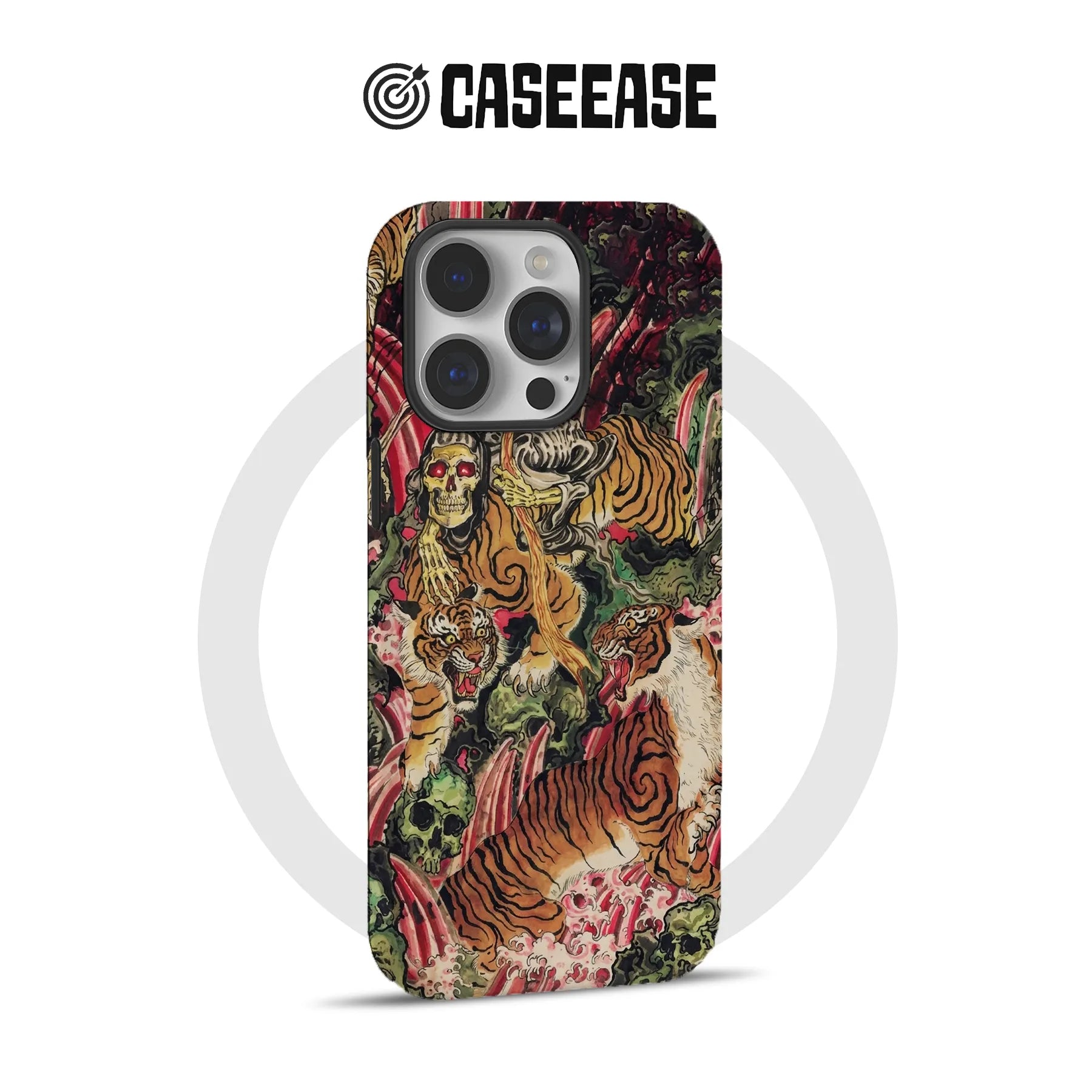 Tiger Skull Aesthetic Phone Case