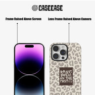 Inspirational Leopard Print Phone Case