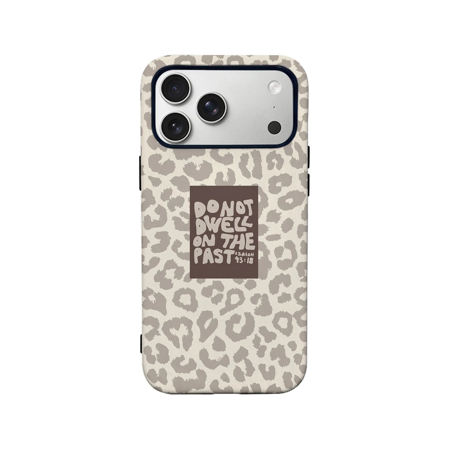 Inspirational Leopard Print Phone Case