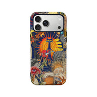 Funda para teléfono con diseño vibrante de Pete Cat y naturaleza