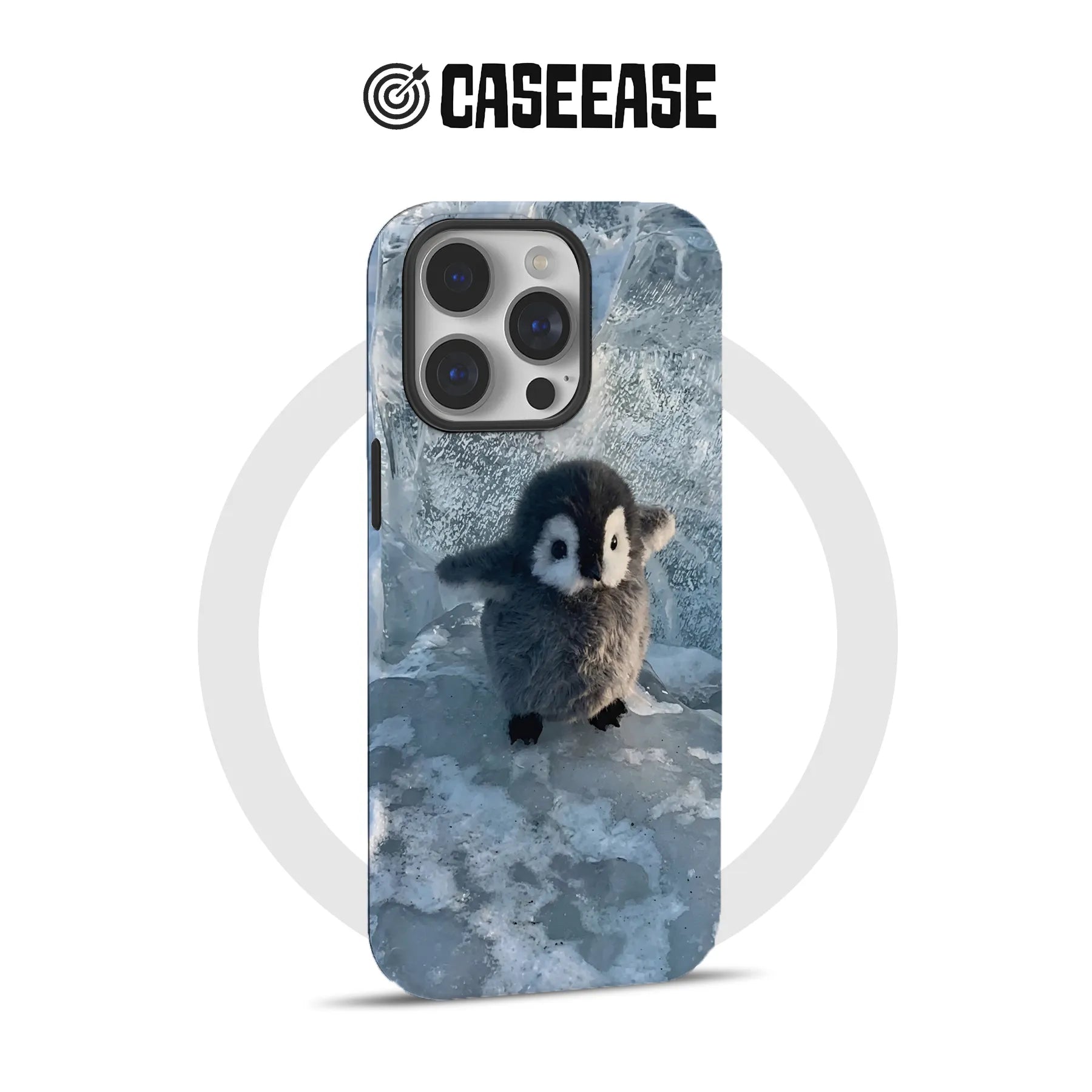 Penguin Glacier Cute Animal IPhone Phone Case - Premium Protective Phone Case - View 4