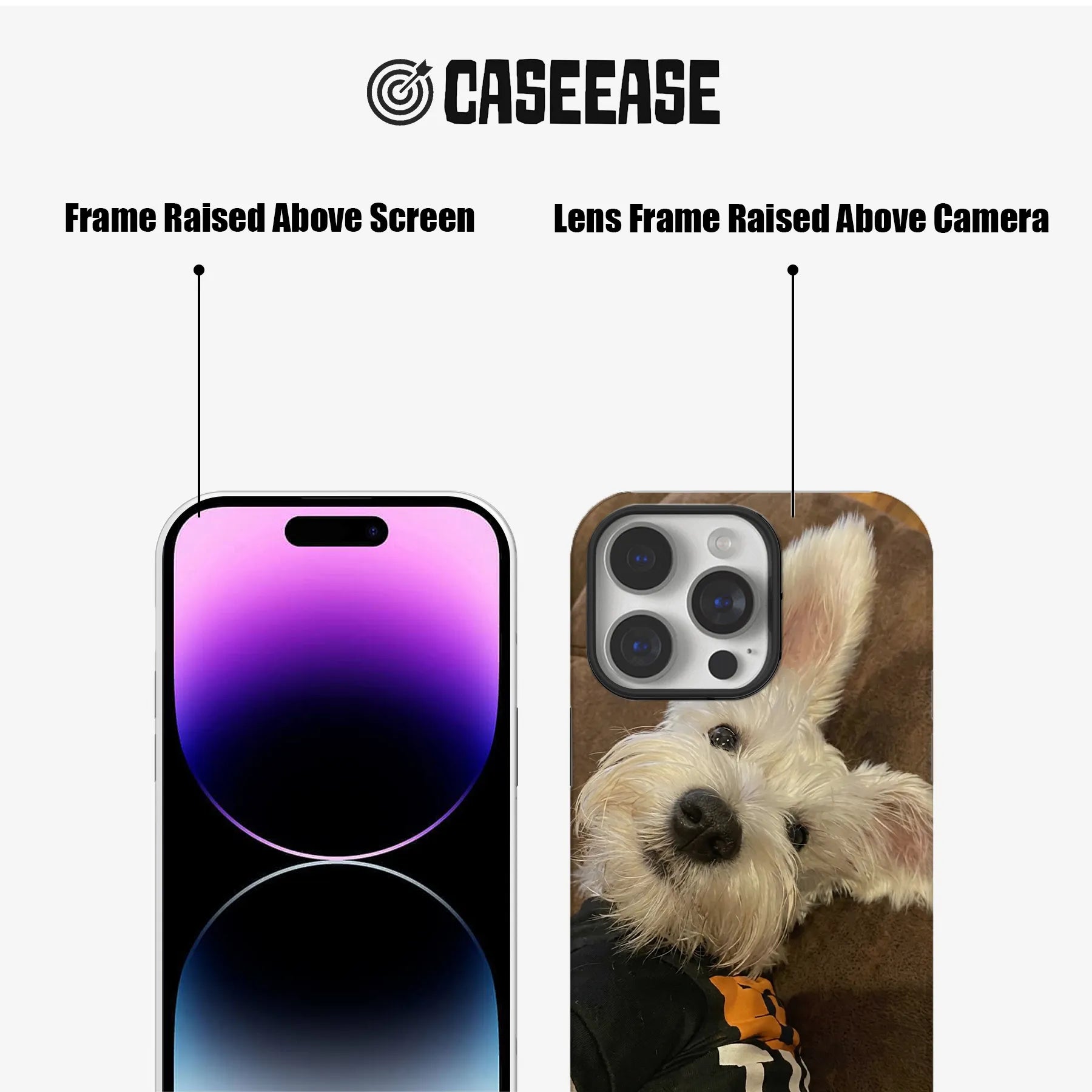 Cute Dog Cute Animal IPhone Phone Case - Premium Protective Phone Case - View 5