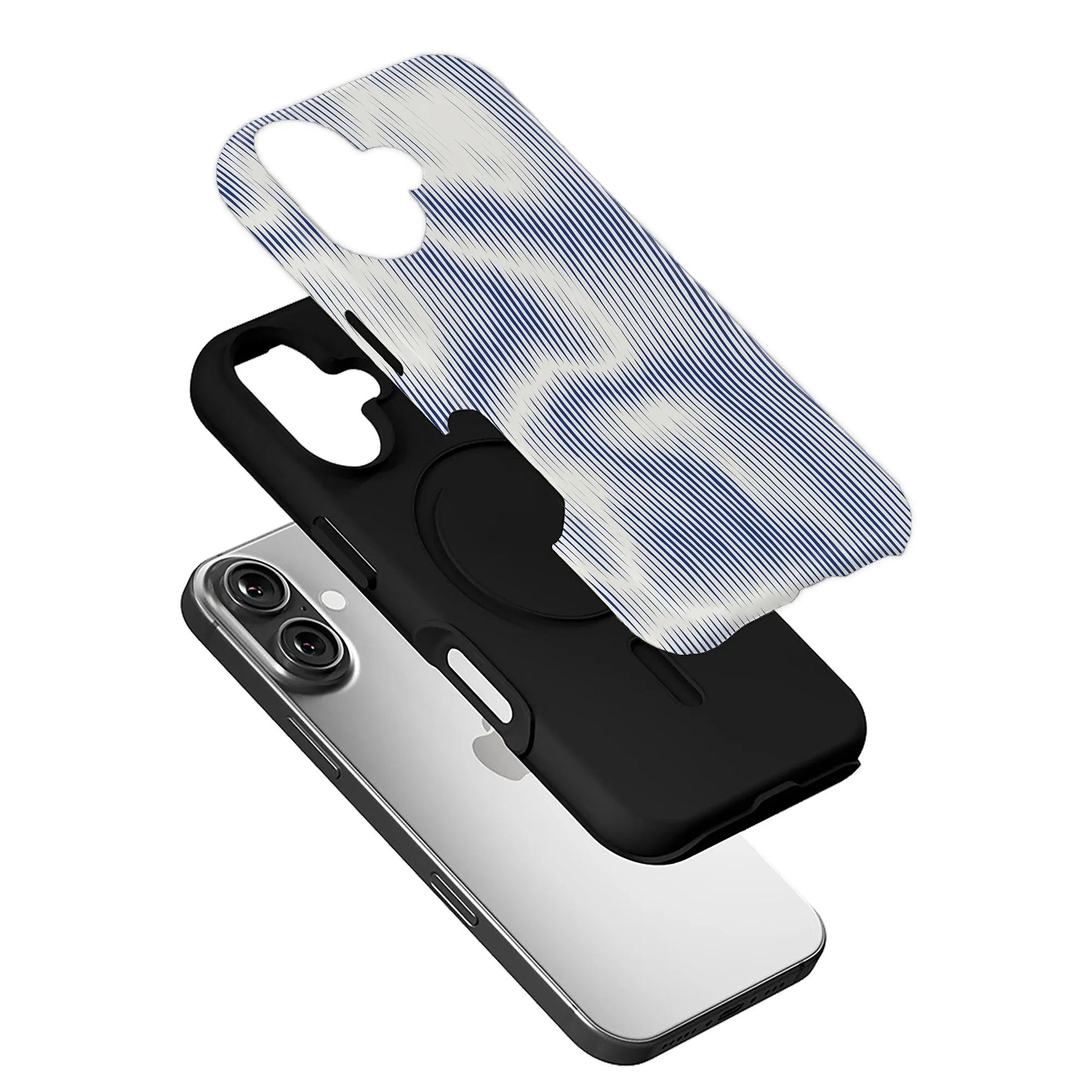 Wave Texture Phone Case – Artistic Flow Design