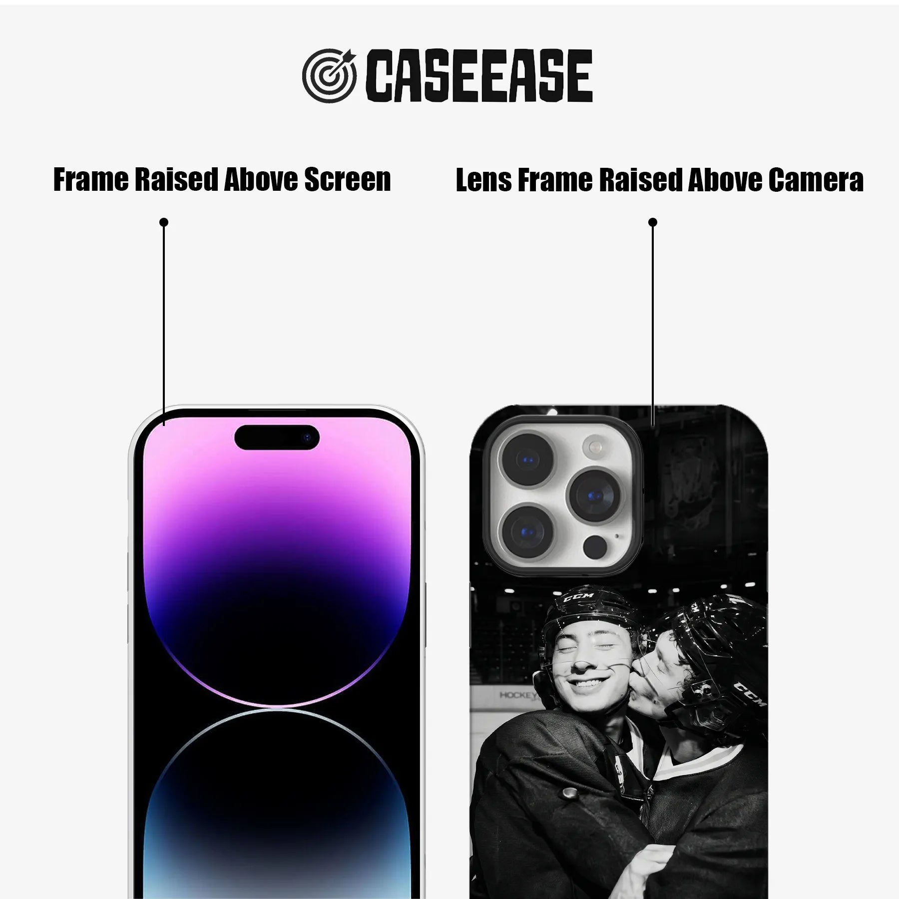 Emotional Hockey Players Phone Case