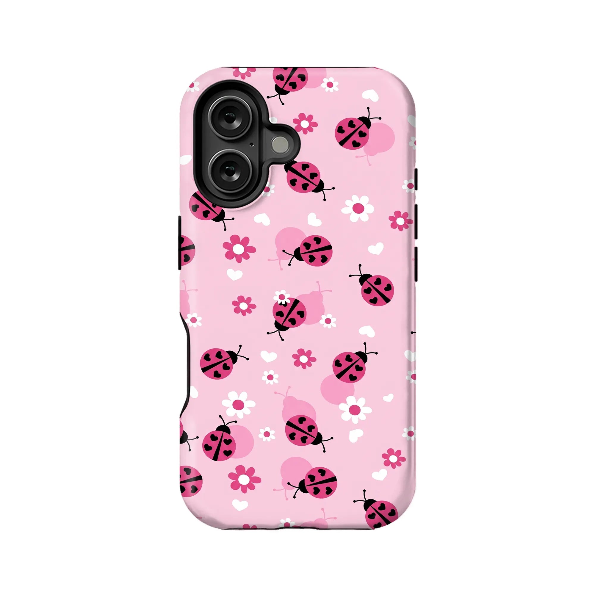 Cute Ladybug and Flower Phone Case