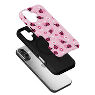 Cute Ladybug and Flower Phone Case