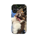 Happy Dog Cute Animal IPhone Phone Case - Premium Protective Phone Case - View 1
