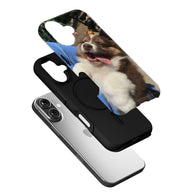 Happy Dog Cute Animal IPhone Phone Case - Premium Protective Phone Case - View 3