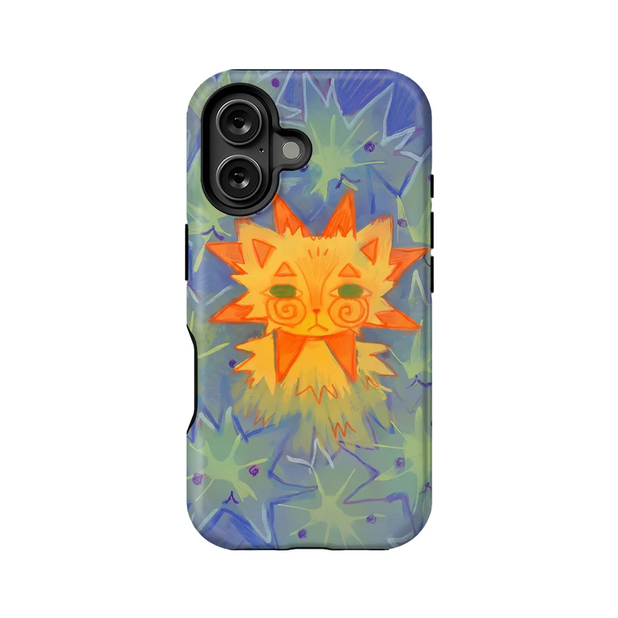 Sun Cat Minimalist IPhone Phone Case - Premium Protective Phone Case - View 1