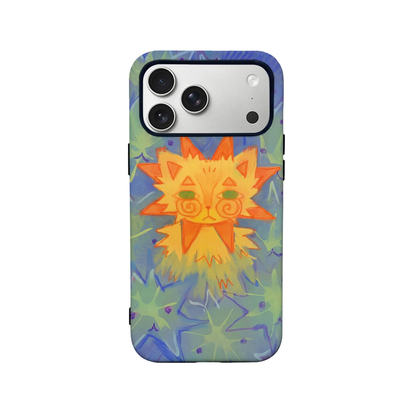 Sun Cat Minimalist IPhone Phone Case - Premium Protective Phone Case - View 2