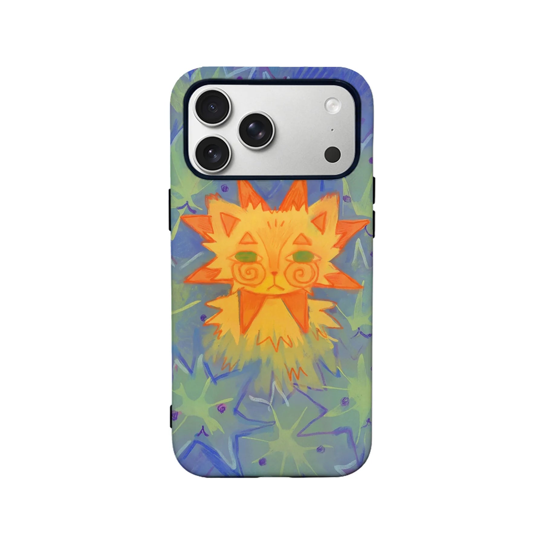 Sun Cat Minimalist IPhone Phone Case - Premium Protective Phone Case - View 2