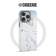 Snowy Text Text Art IPhone Phone Case - Premium Protective Phone Case - View 4