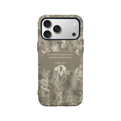 Psalm 40:2 Inspirational Phone Case