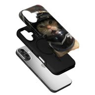 Motorcyclist Cute Animal IPhone Phone Case - Premium Protective Phone Case - View 3