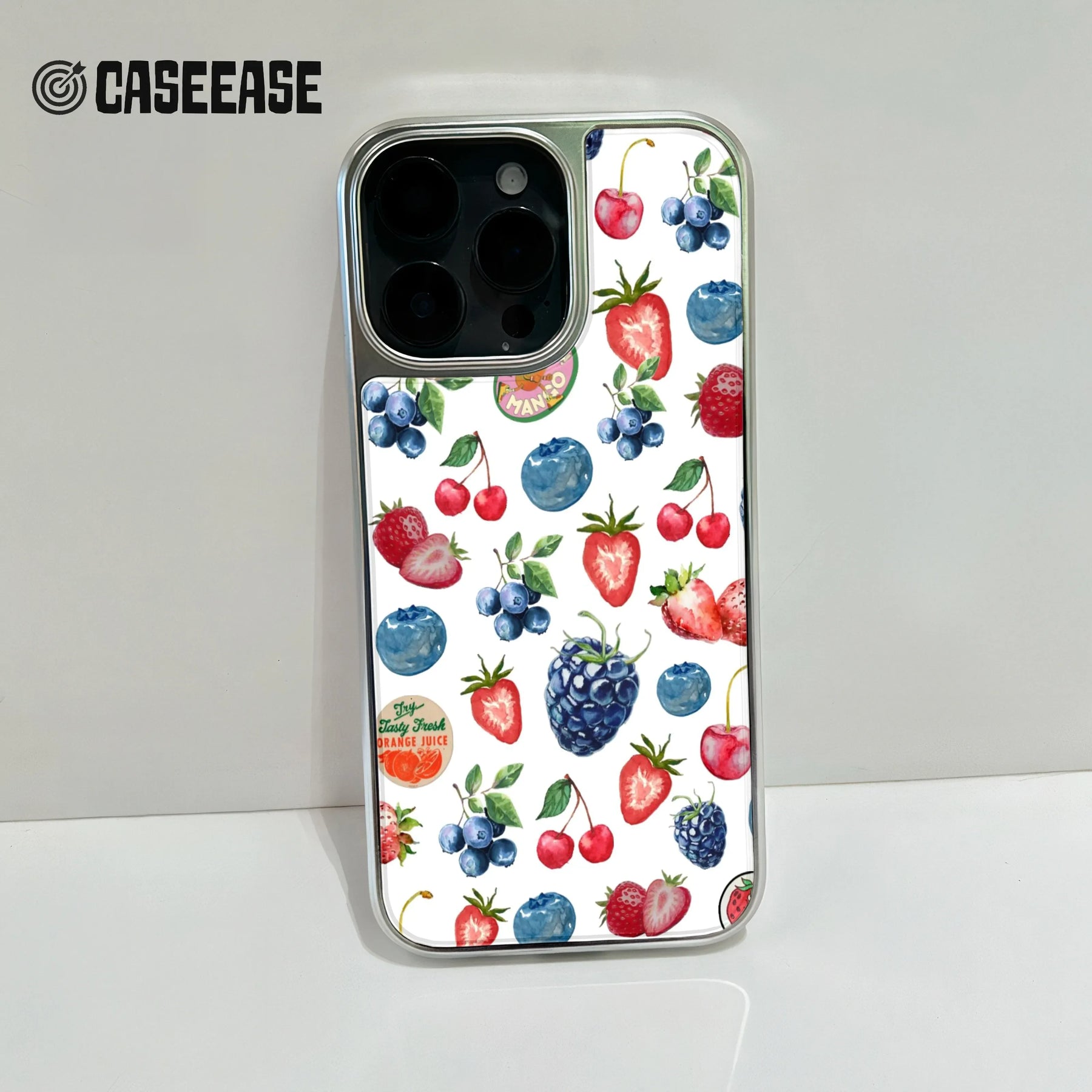 Berry Bliss Phone Case - Colorful Fruit Design & Artistic Illustration