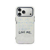 Iloveme Text Art IPhone Phone Case - Premium Protective Phone Case - View 2