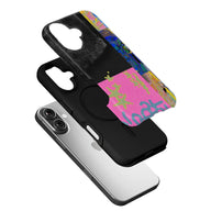 Collage Minimalist IPhone Phone Case - Premium Protective Phone Case - View 3
