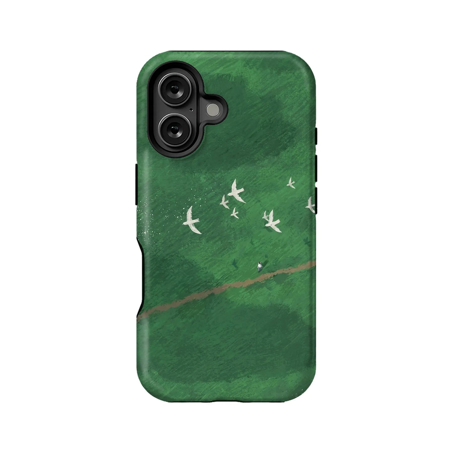 Wild Birds Soaring Minimalist IPhone Phone Case - Premium Protective Phone Case - View 1