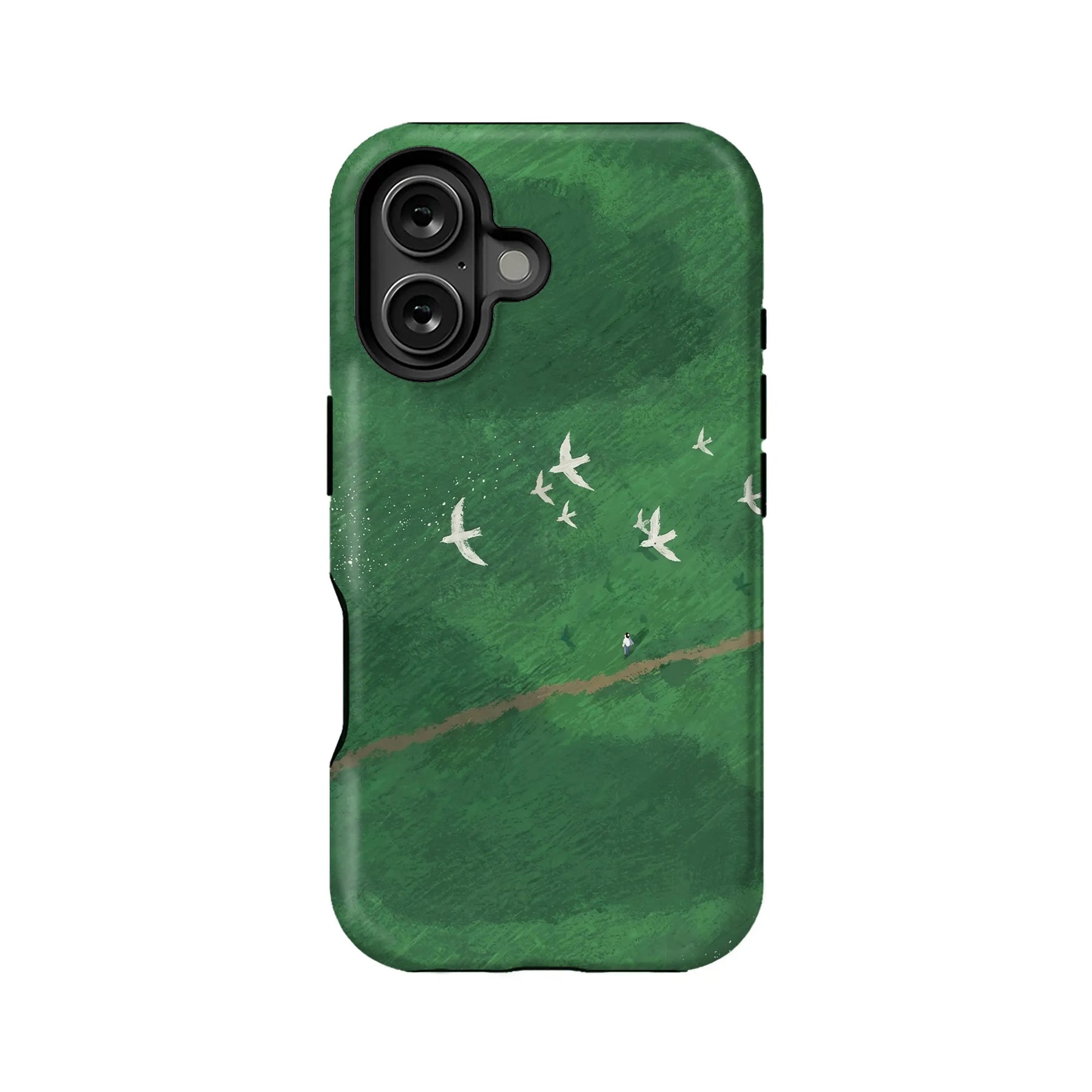 Wild Birds Soaring Minimalist IPhone Phone Case - Premium Protective Phone Case - View 1