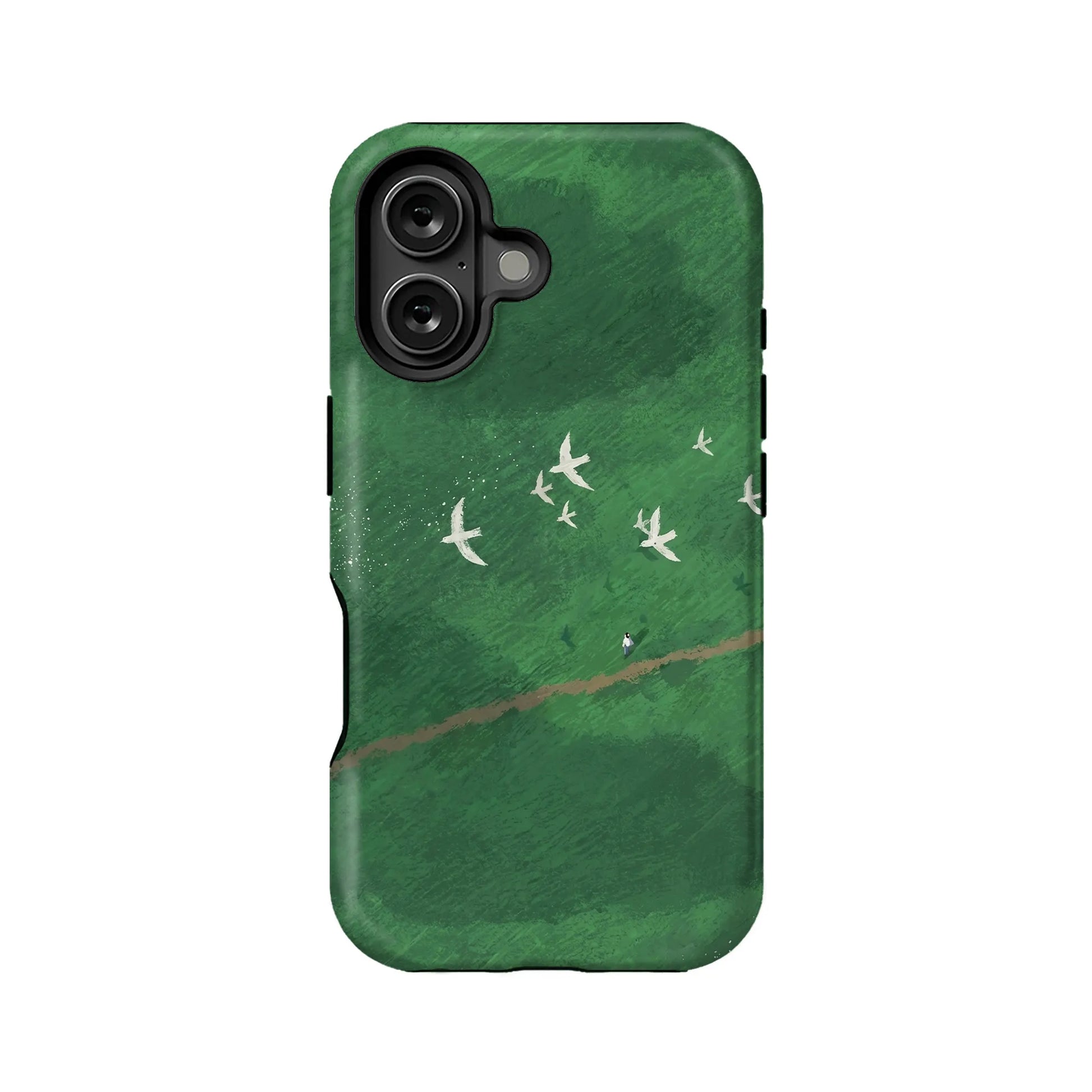 Wild Birds Soaring Minimalist IPhone Phone Case - Premium Protective Phone Case - View 1