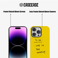 Live In The Moment Text Art IPhone Phone Case - Premium Protective Phone Case - View 5
