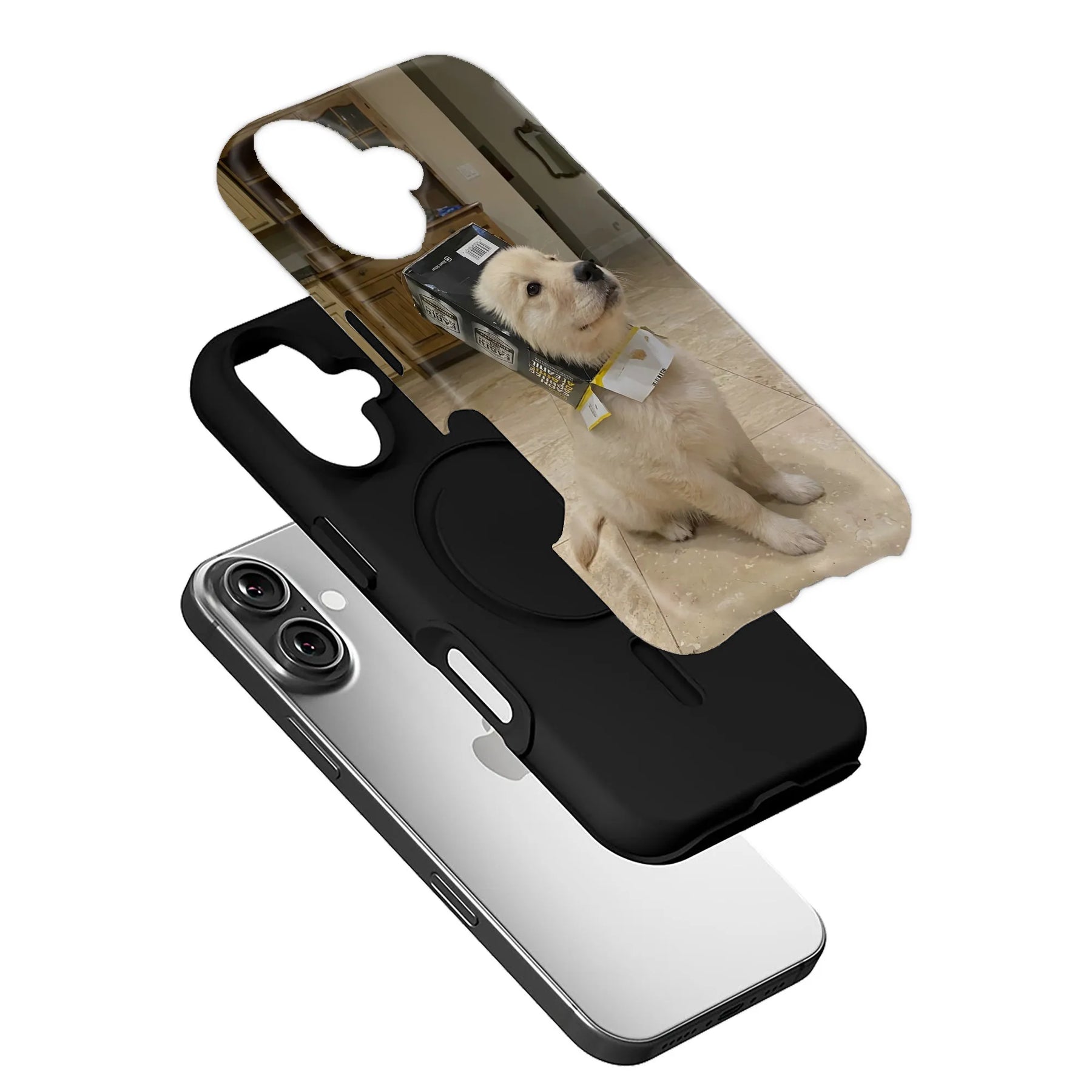 Brave Puppy Cute Animal IPhone Phone Case - Premium Protective Phone Case - View 3