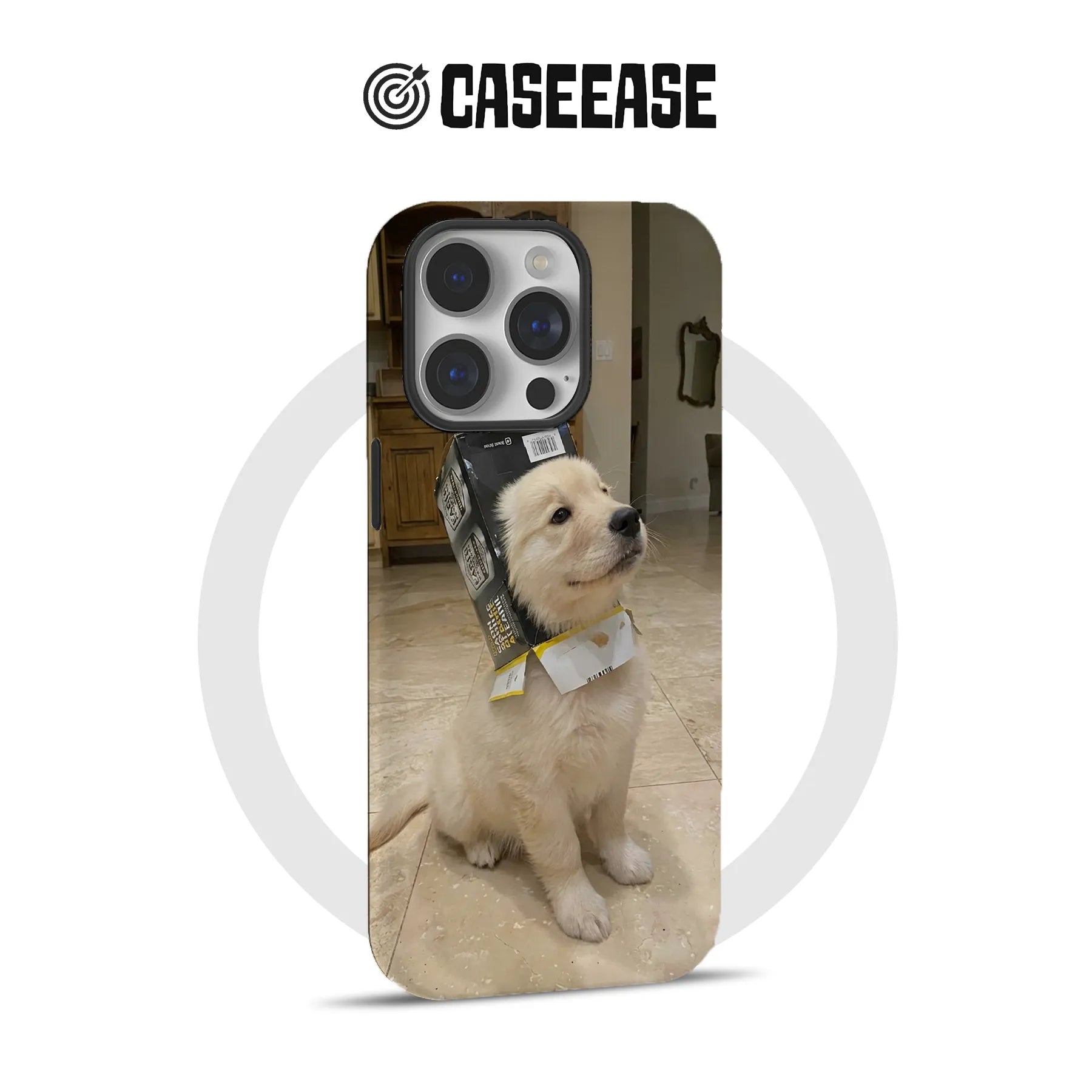 Brave Puppy Cute Animal IPhone Phone Case - Premium Protective Phone Case - View 4