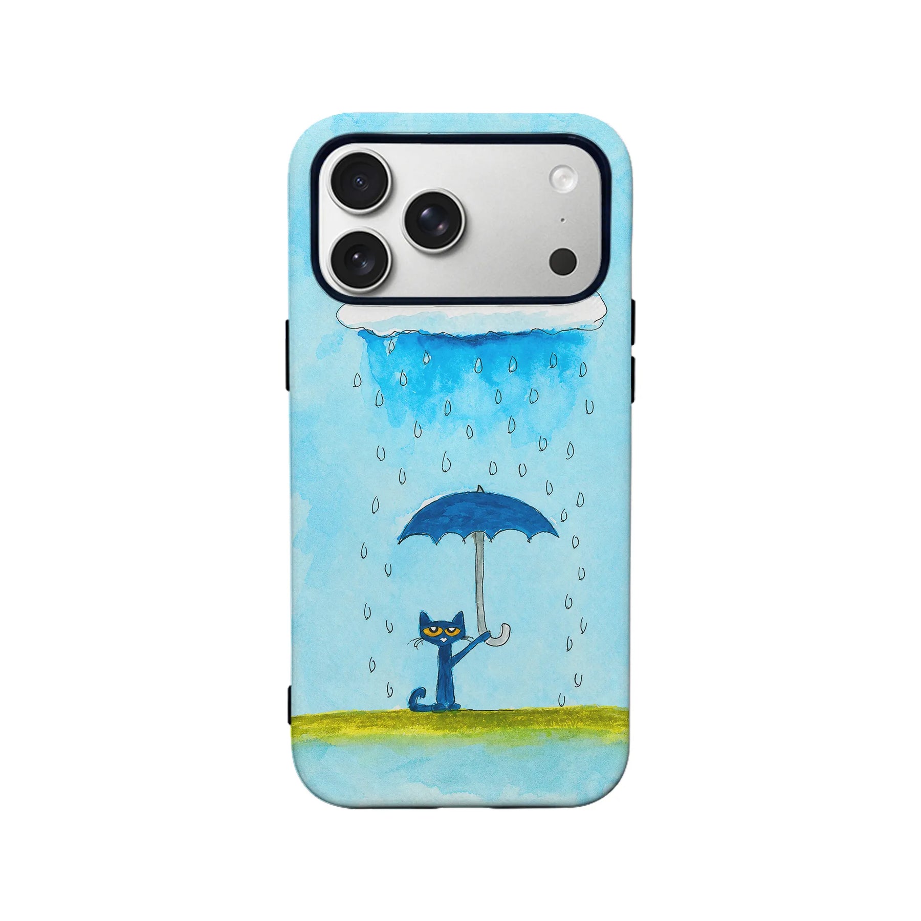 Cartoon Cat Umbrella Phone Case