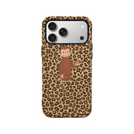 Curious Monkey Leopard Print Phone Case